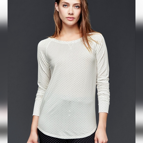 GAP Pure Body mix and match long-sleeve tee Modal Top Size Large - Picture 3 of 14